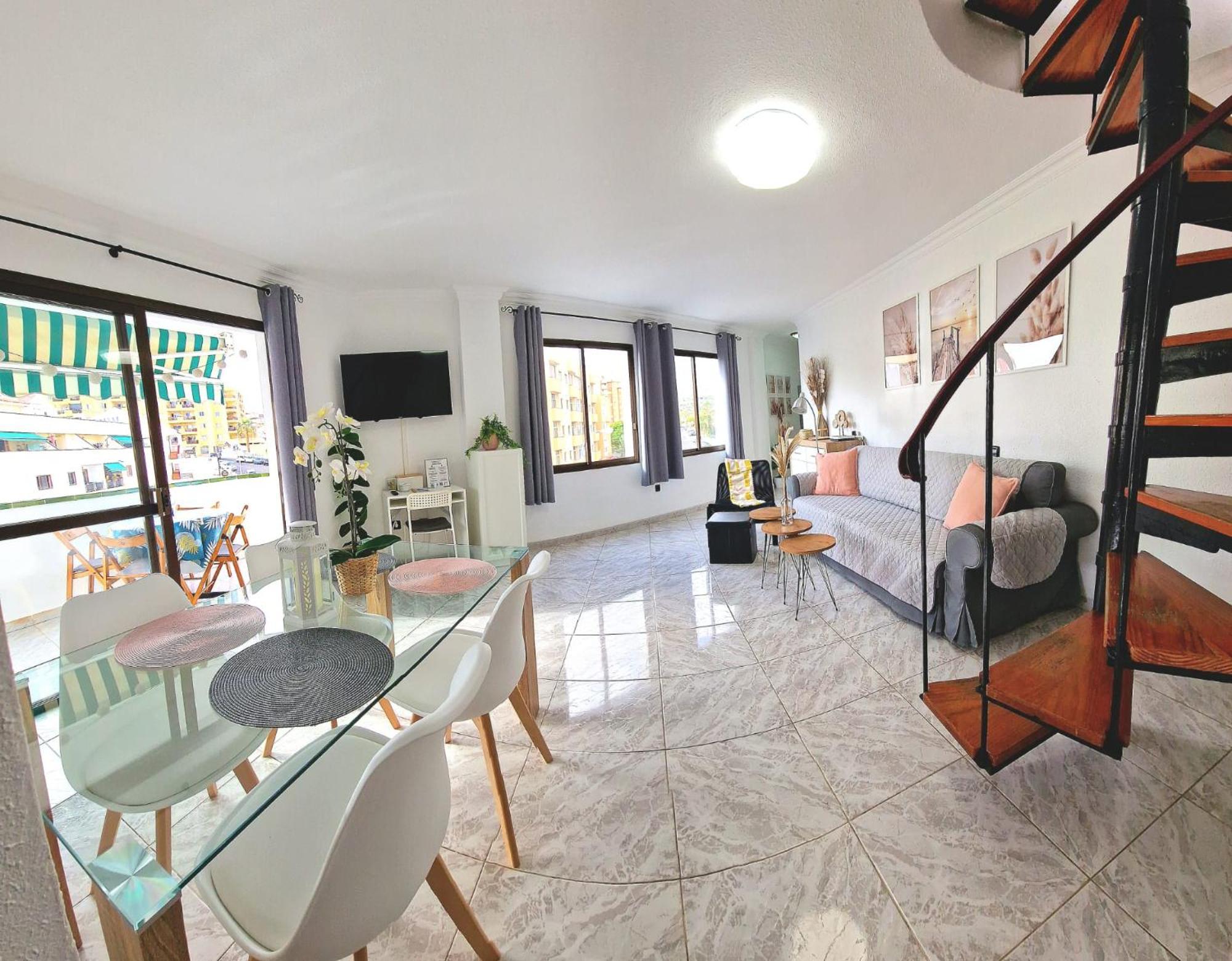 Duplex Los Cristianos Beach Apartment Ngoại thất bức ảnh